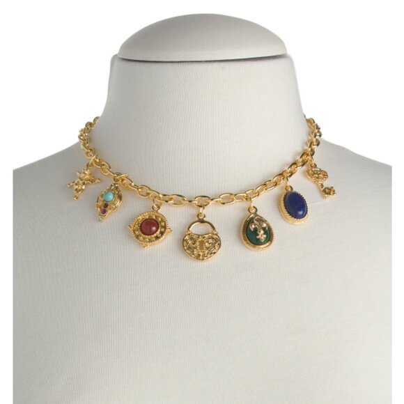 BEN AMUN Made In Usa Vintage Charms Necklace - Picture 2 of 2